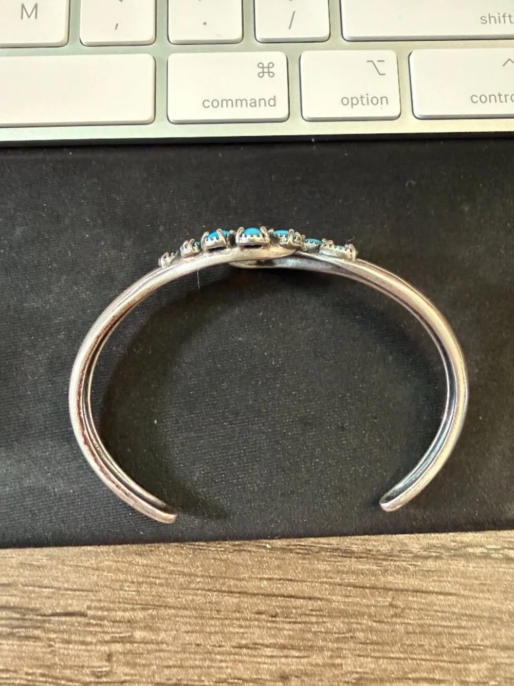 Carolyn Pollack - Sterling Silver Turquoise Flower Bracelet